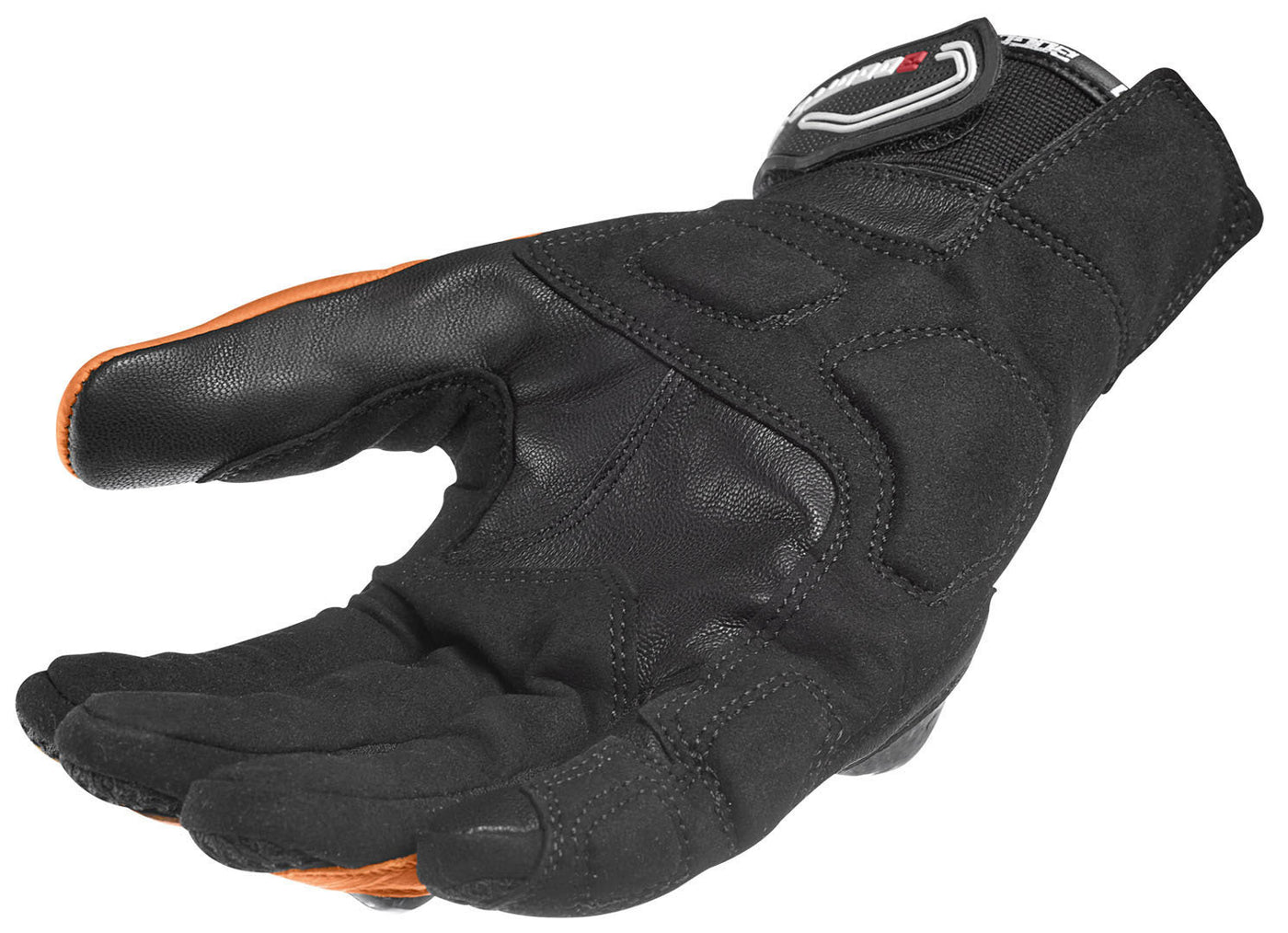 Bogotto Flint Motorcycle Gloves#color_black-orange