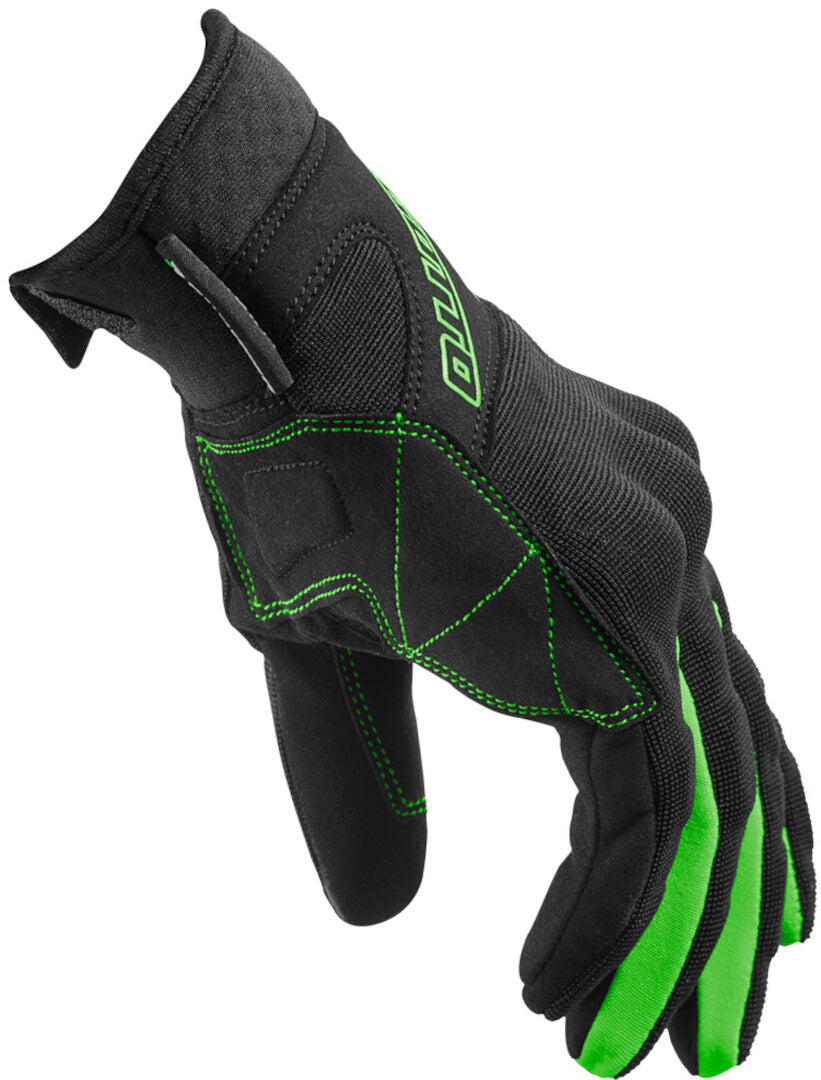 Bogotto F-ST Motorcycle Gloves#color_black-green