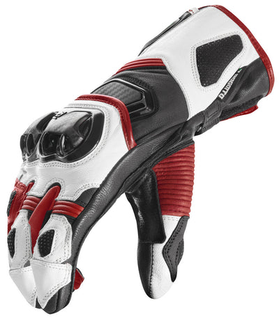 Bogotto Veloce Motorcycle Gloves#color_black-red-white