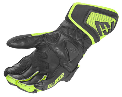 Bogotto Veloce Motorcycle Gloves#color_black-neon