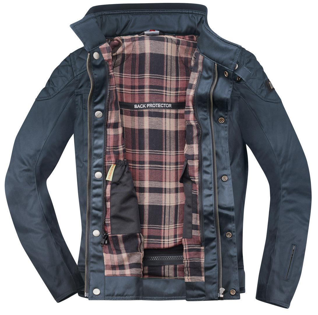 Giacca Tessile Moto Bogotto Boston – Verde Scuro Taglia M – Protezioni SAS-TEC Livello 2 Incluse – Stile Pilota E Sicurezza
