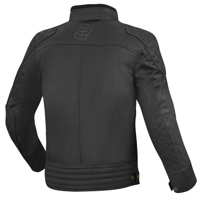 Bogotto Barton waterproof Motorcycle Waxed Jacket#color_black