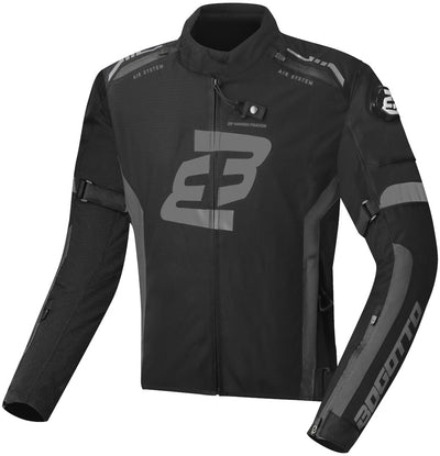 Bogotto GPX waterproof Motorcycle Textile Jacket#color_black-grey