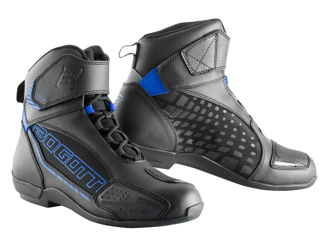 Bogotto GPX Motorcycle Shoes#color_black-blue