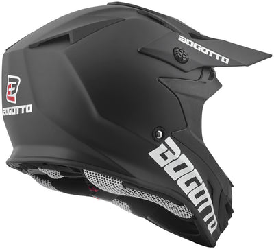 Bogotto V328 Fiberglass Motocross Helmet#color_black