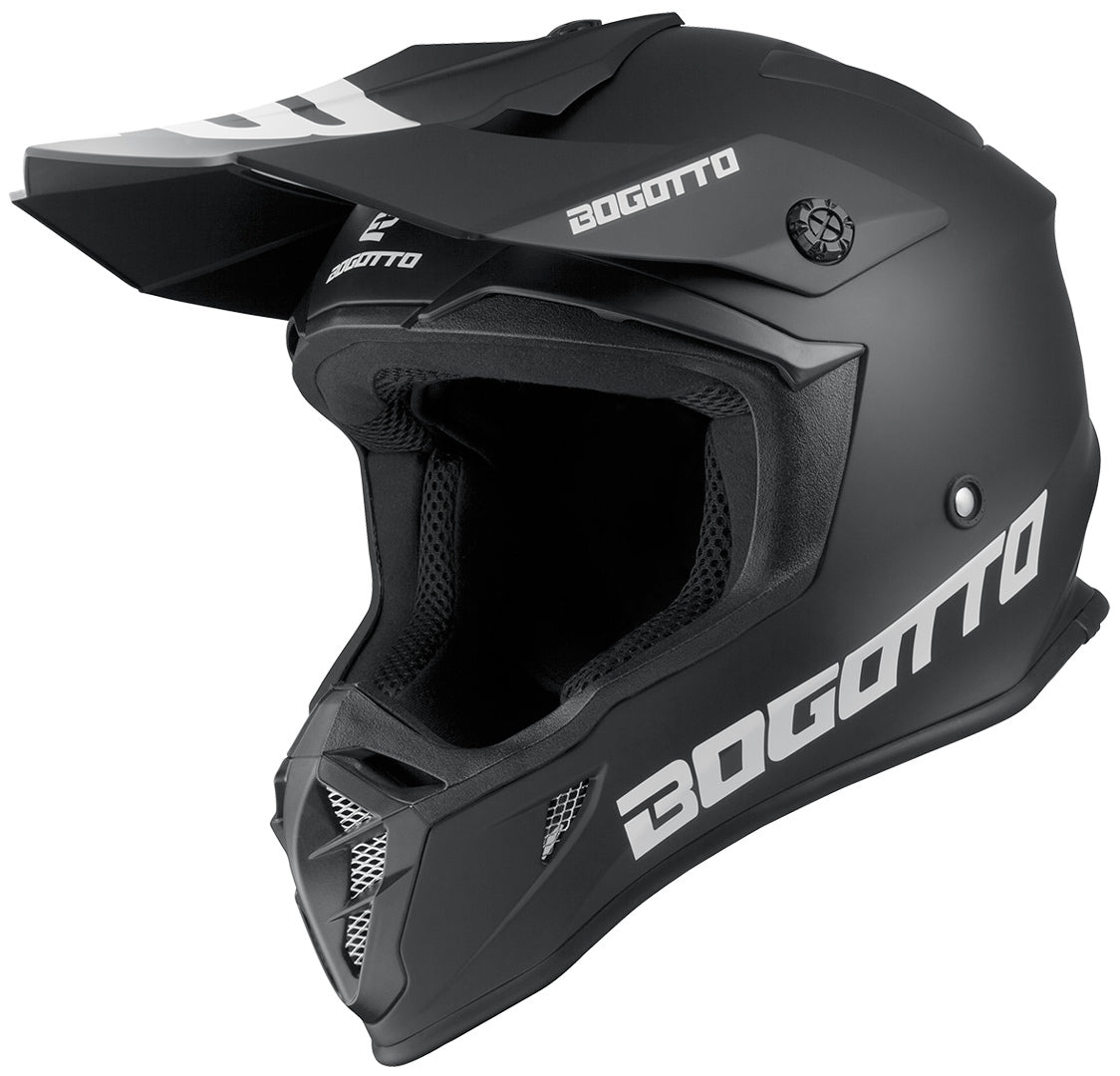 Bogotto V332 Motocross Helmet#color_black-matt