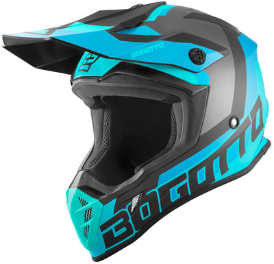 Bogotto V332 Unit Motocross Helmet#color_blue