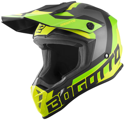 Bogotto V332 Unit Motocross Helmet#color_yellow