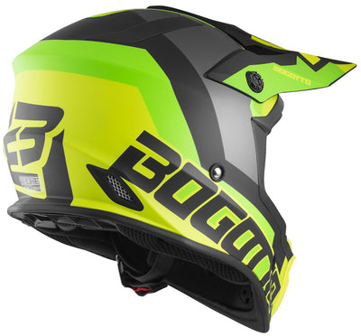 Bogotto V332 Unit Motocross Helmet#color_yellow