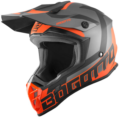 Bogotto V332 Unit Motocross Helmet#color_orange