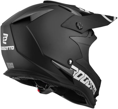 Bogotto V321 Solid Motocross Helmet#color_black-matt