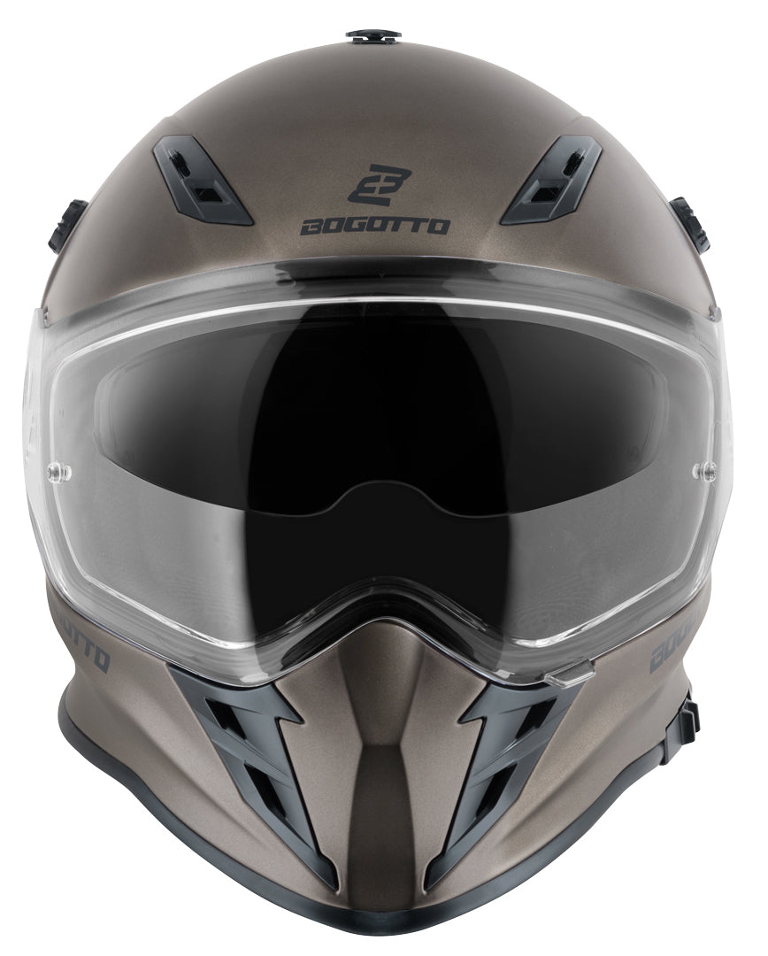 Bogotto V331 Enduro Helmet#color_brown