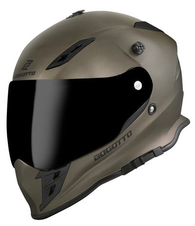 Bogotto V331 Enduro Helmet#color_brown