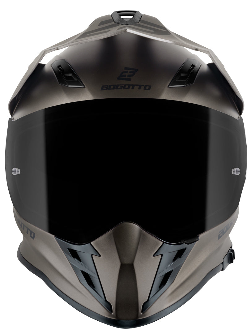 Bogotto V331 Enduro Helmet#color_brown