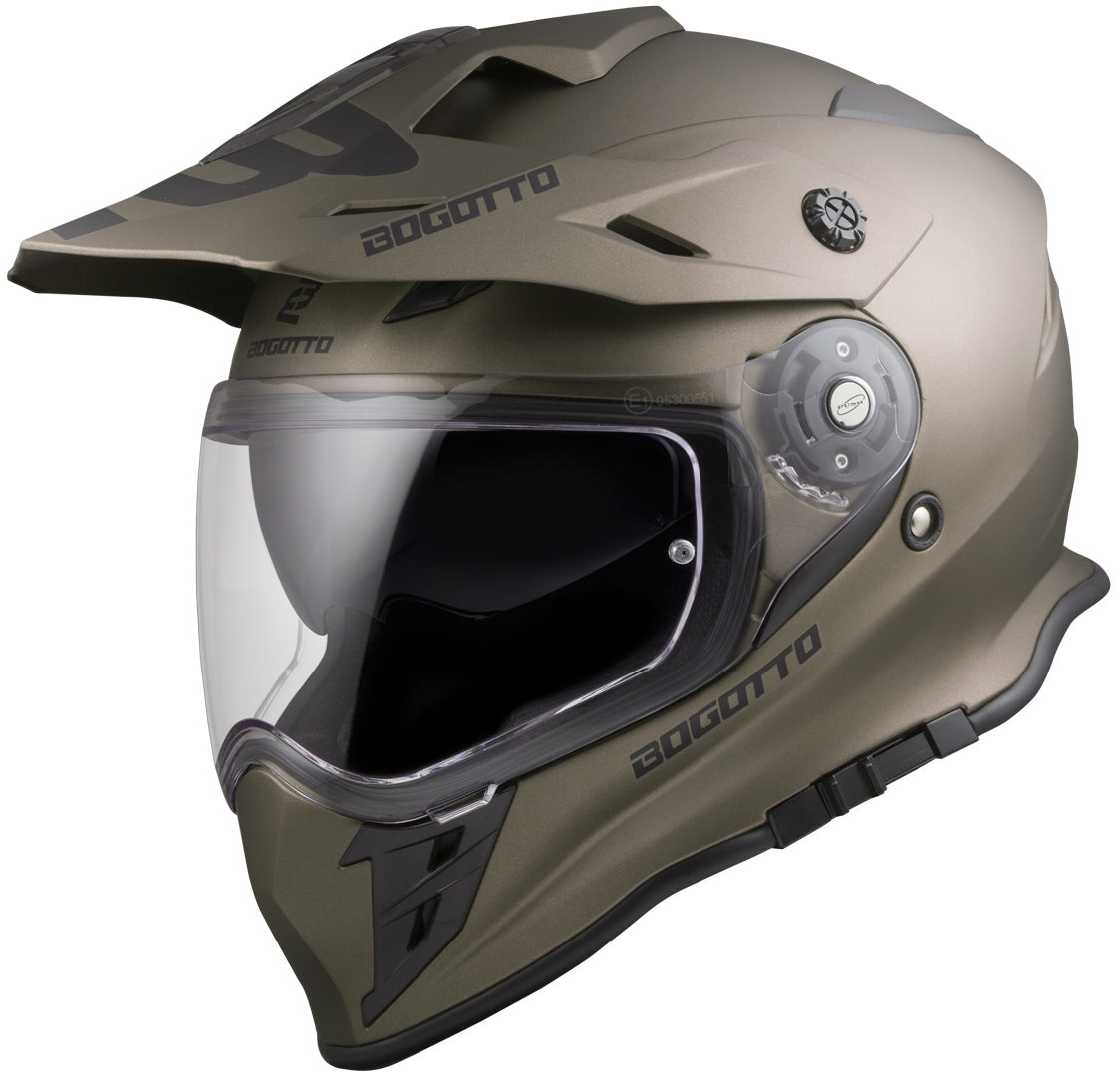 Bogotto V331 Enduro Helmet#color_brown