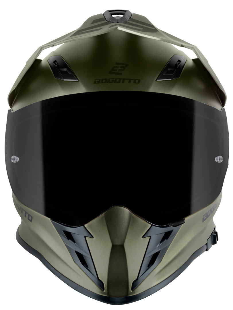 Bogotto V331 Enduro Helmet#color_green