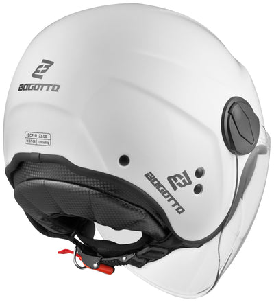 Bogotto V595-1 Jet Helmet#color_white