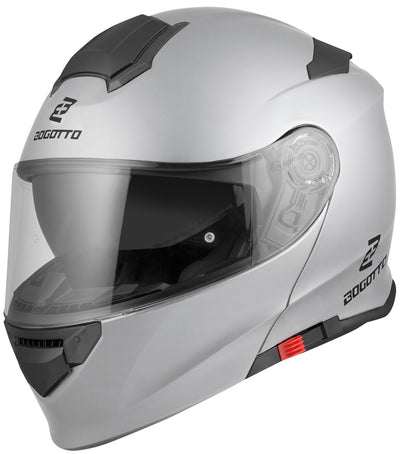 Bogotto V271 Motorcycle Helmet#color_silver