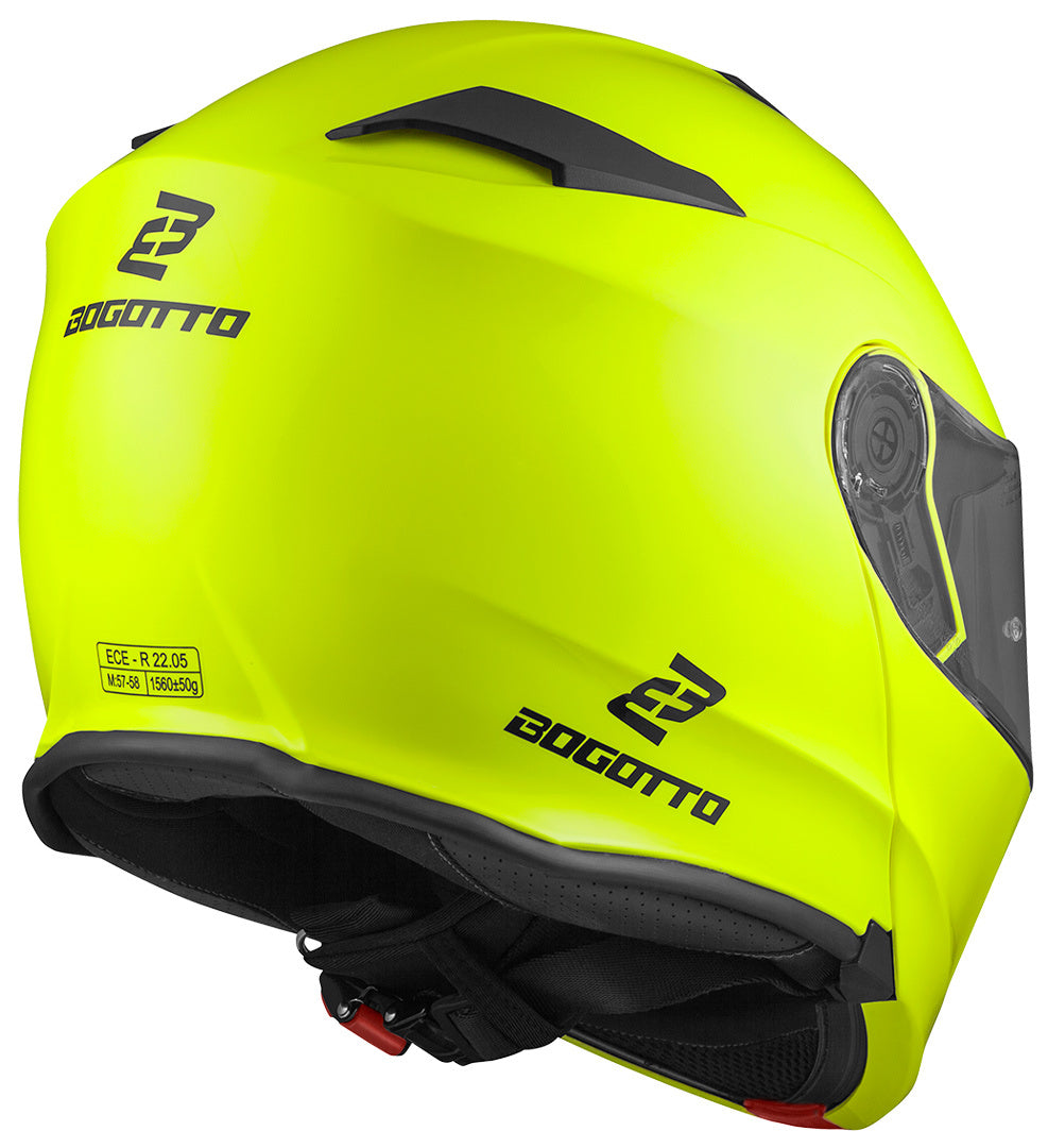Bogotto V271 Motorcycle Helmet#color_fluo-yellow