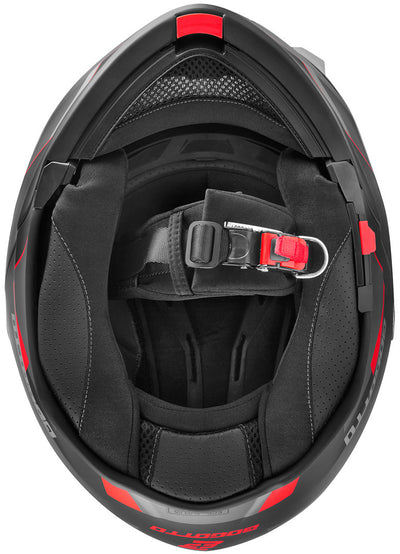 Bogotto V271 Delta Helmet#color_black-matt-red