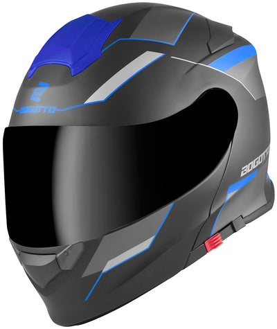 Bogotto V271 Delta Helmet#color_black-matt-blue
