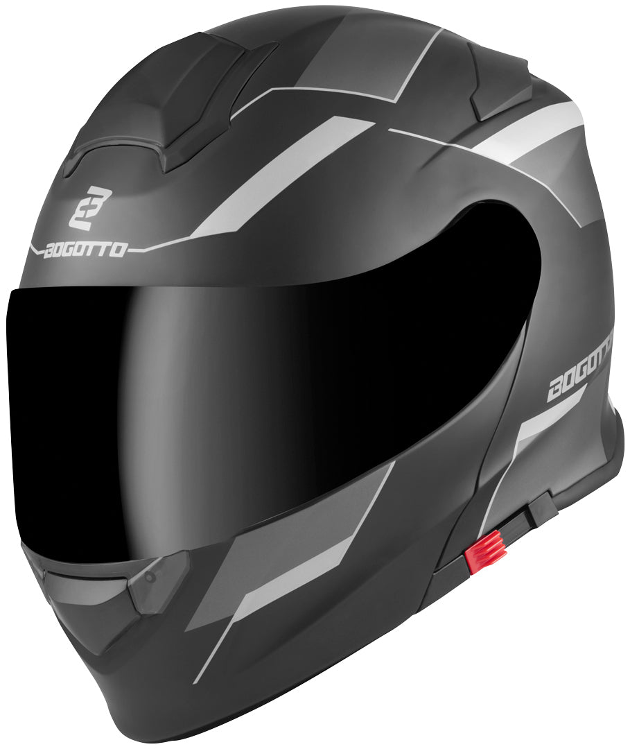 Bogotto V271 Delta Helmet#color_black-matt-grey