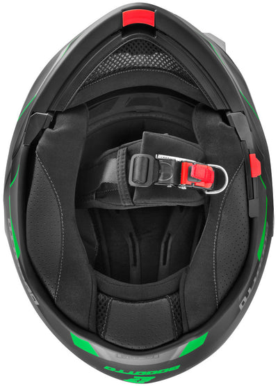 Bogotto V271 Delta Helmet#color_black-matt-green