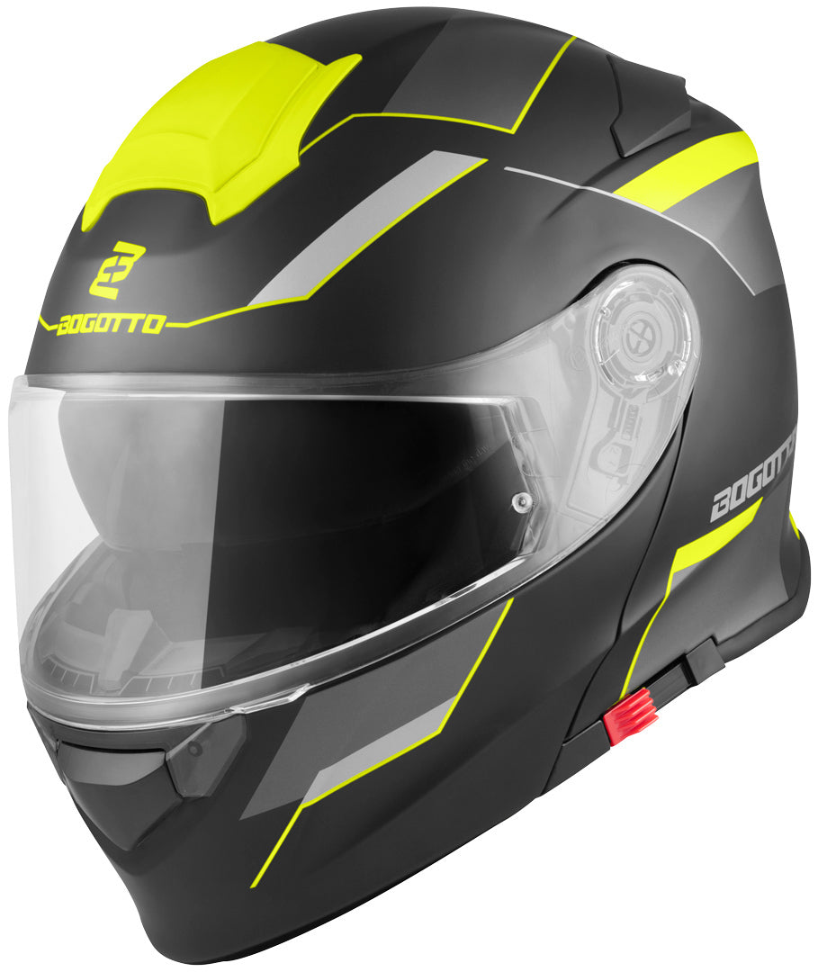 Bogotto V271 Delta Helmet#color_black-matt-yellow