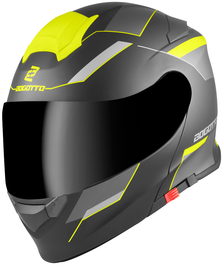 Bogotto V271 Delta Helmet#color_black-matt-yellow