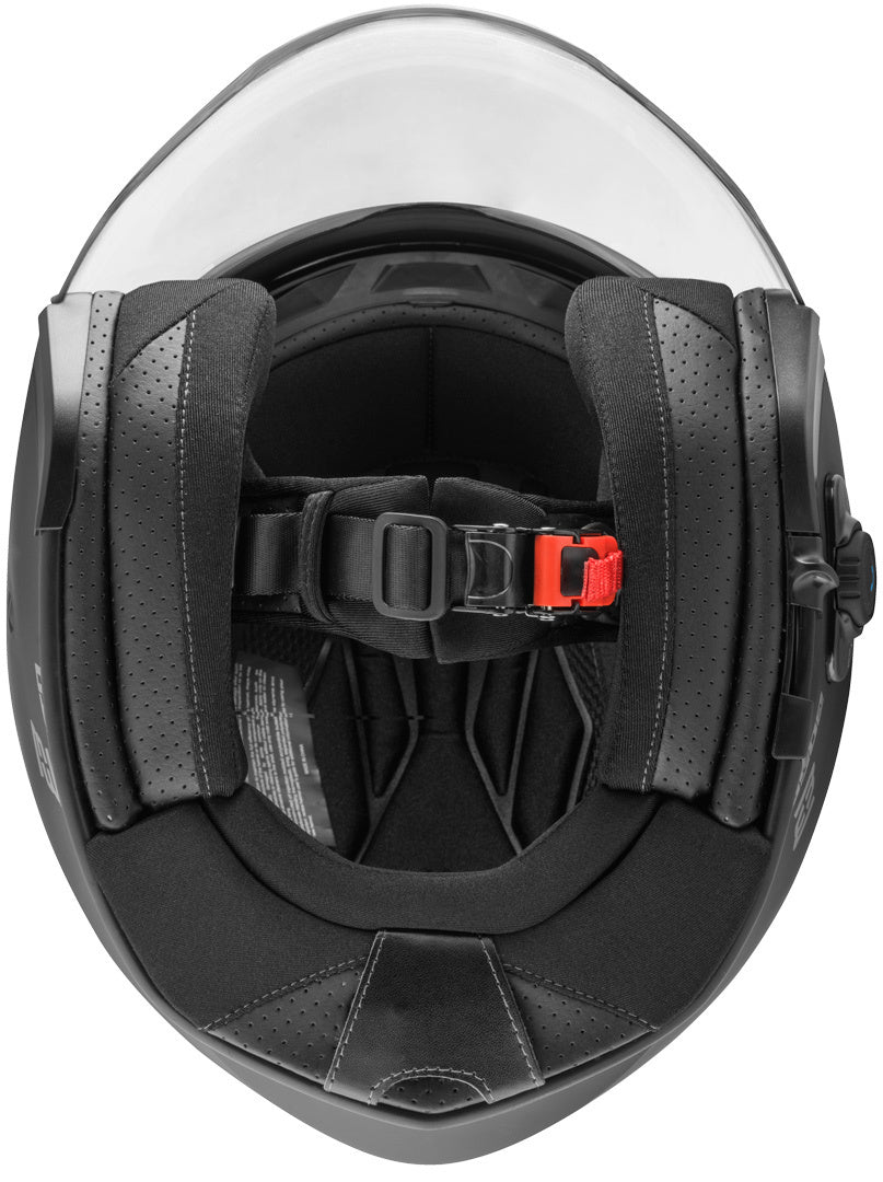 Bogotto V586 BT Bluetooth Jet Helmet#color_black-matt