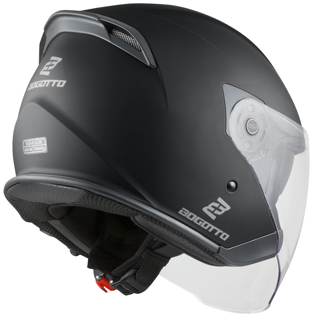 Bogotto V586 Jet Helmet#color_black