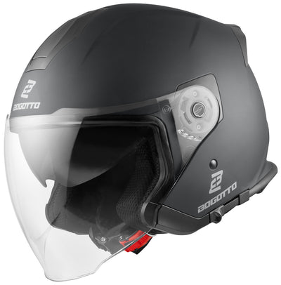 Bogotto V586 Jet Helmet#color_black-matt