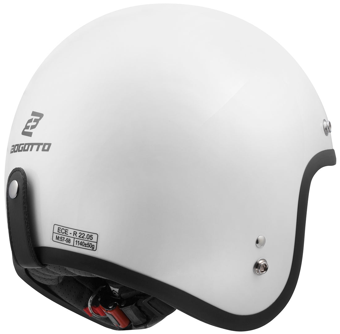 Bogotto V541 Jet Helmet#color_white