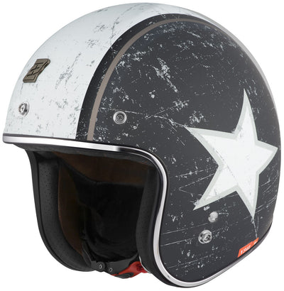 Bogotto V541 Rebel Jet Helmet#color_black-white