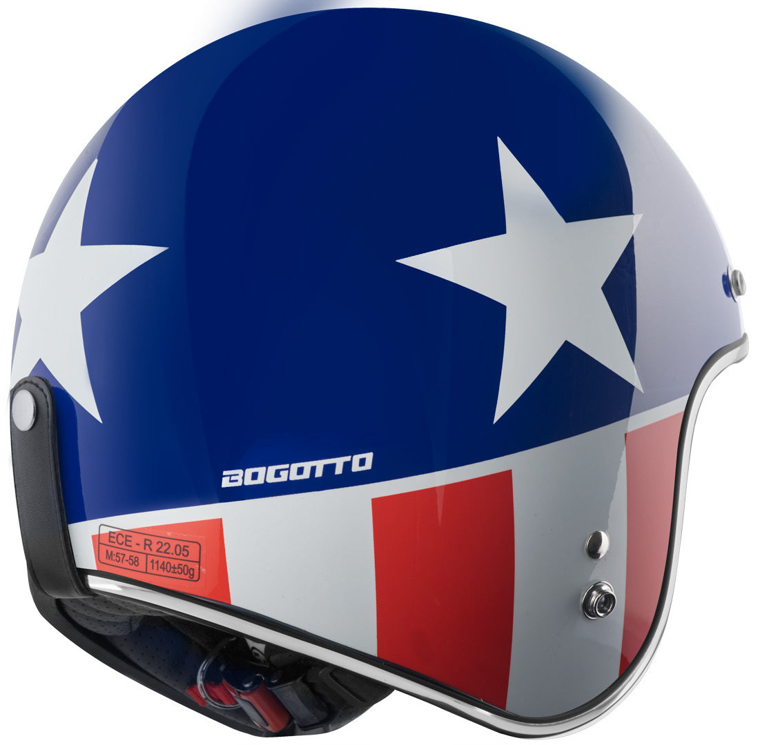 Bogotto V541 Vegas Jet Helmet#color_usa