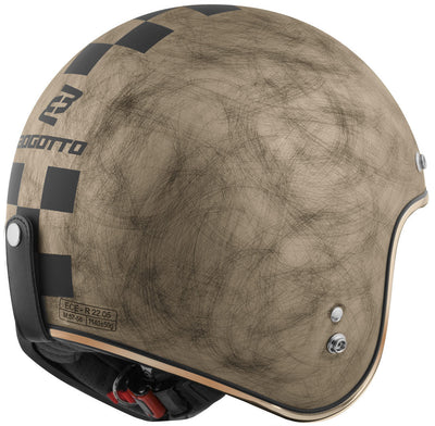 Bogotto V541 Scacco Jet Helmet#color_bronze-matt