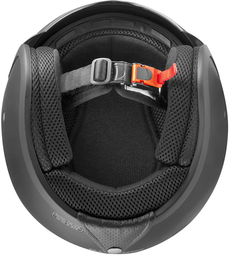 Bogotto H586 BT Solid Bluetooth Jethelm, nero opaco, L