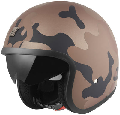Bogotto V537 Camo Jet Helmet#color_brown