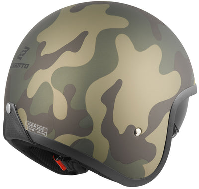 Bogotto V537 Camo Jet Helmet#color_green