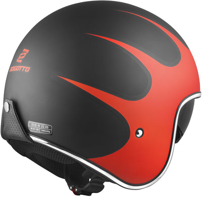 Bogotto V537 Wogi Jet Helmet#color_black-matt-red