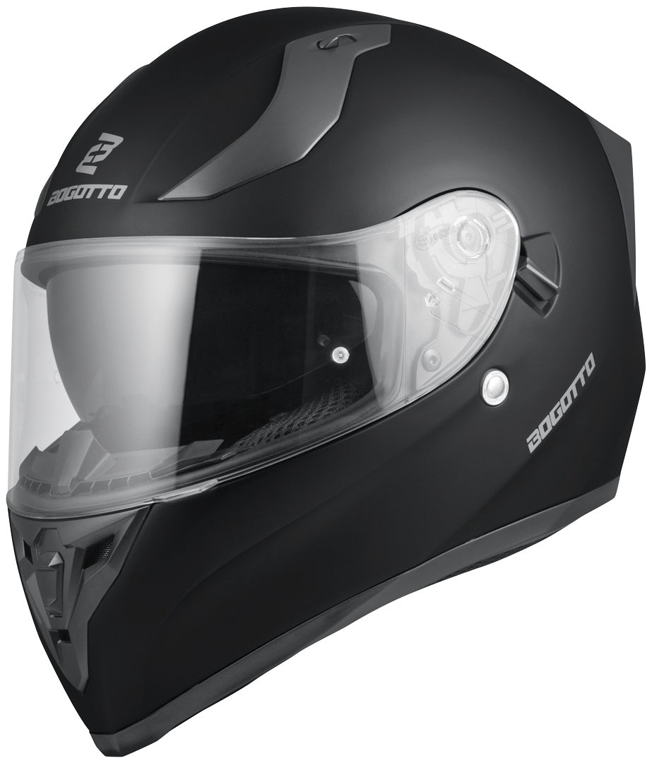 Bogotto H128 Solid Helmet#color_black