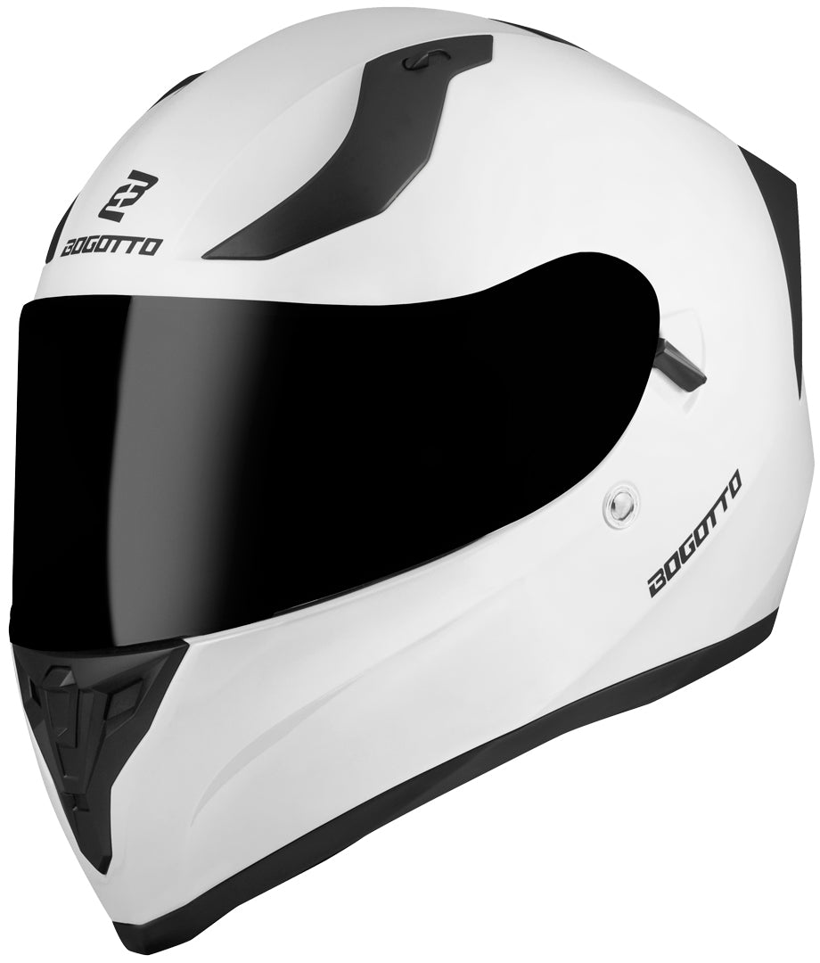 Bogotto H128 Solid Helmet#color_white