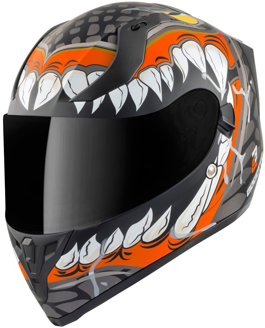 Bogotto V128 Naga Helmet#color_black-matt-orange