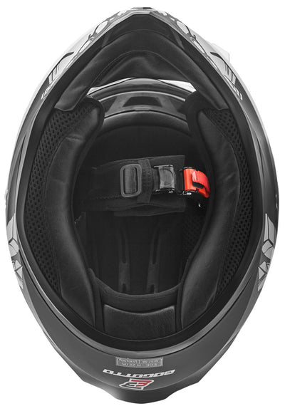 Bogotto V128 Comanche Helmet#color_black-white