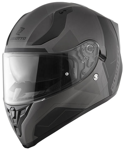 Bogotto V128 Strada Helmet#color_black-matt-grey