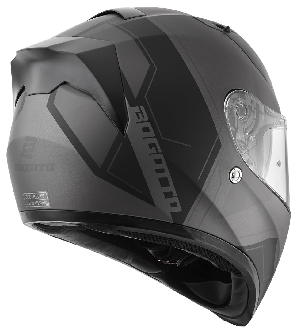 Bogotto V128 Strada Helmet#color_black-matt-grey