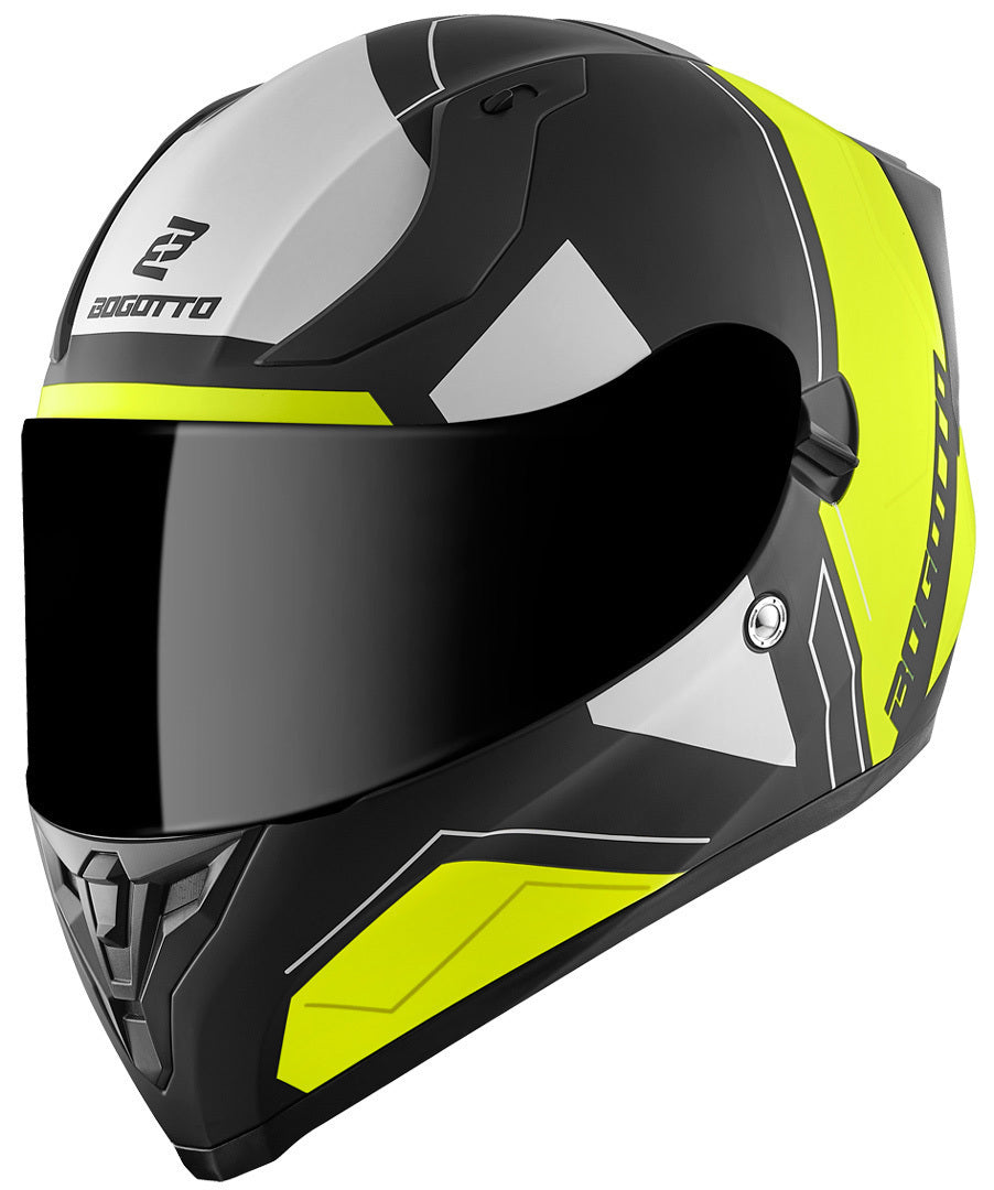 Bogotto V128 Strada Helmet#color_black-matt-yellow