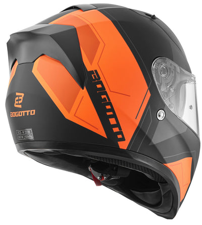 Bogotto V128 Strada Helmet#color_black-matt-orange