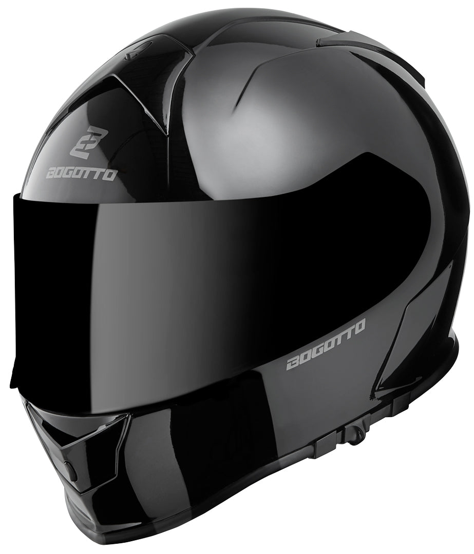 Bogotto V126 Solid Helmet#color_black