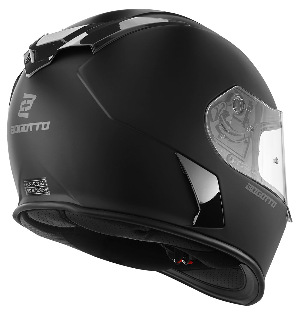 Bogotto V126 Solid Helmet#color_black-matt